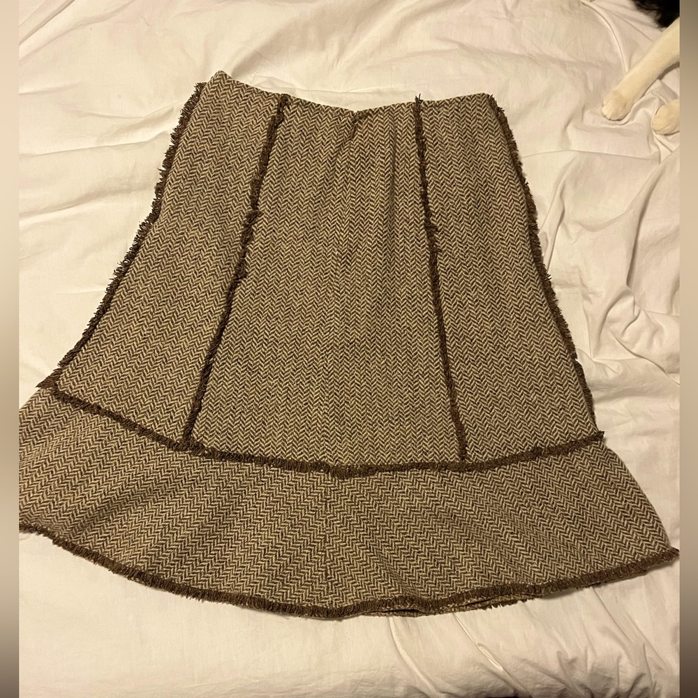 Vintage Loft Herringbone Skirt size 6